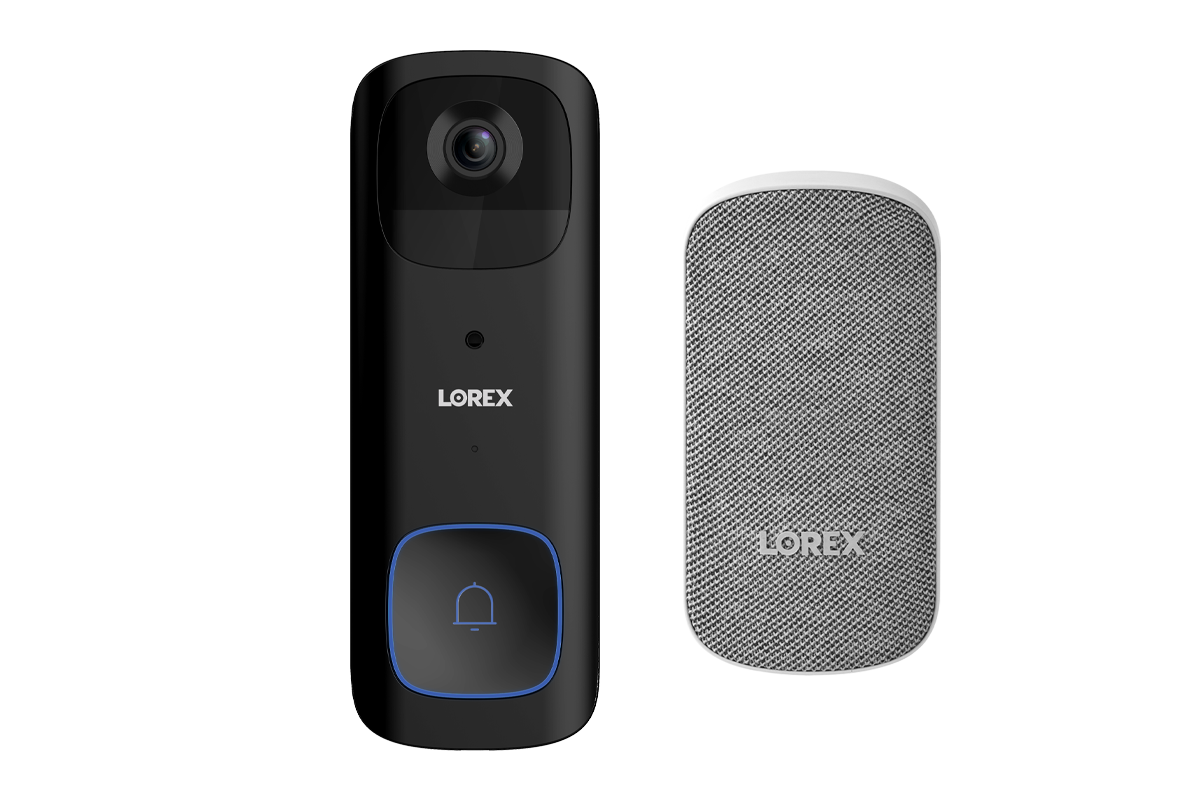 Lorex 2K Battery Doorbell with Wi-Fi Chimebox